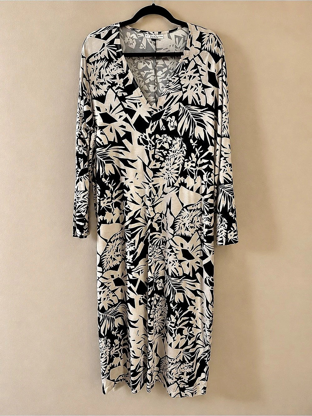 Bry n Walker Floral Maxi Dress in Black & White